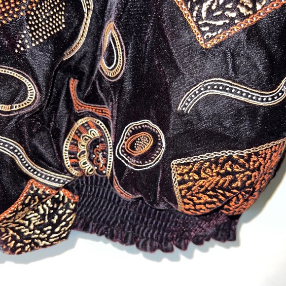 Ice Nine Vintage Geometrical Design Jacket Shoulder Pads Bomber Sz Small - Picture 6 of 10